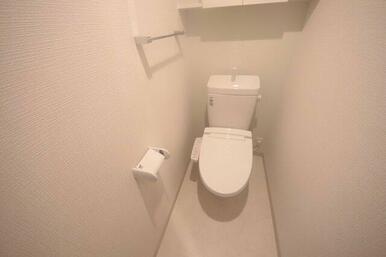 ゆったりとした空間のトイレです