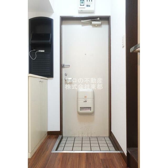 下駄箱がついているので、片付いた玄関をキープできます！