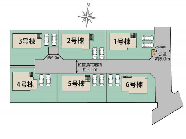 遠賀郡水巻町 猪熊１丁目 2階建 4LDK