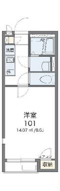 代表的な間取のため実際の間取とは異なる場合があります