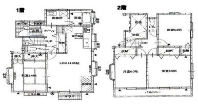 主寝室が８帖の４ＬＤＫです