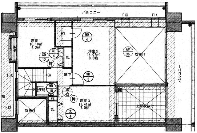物件画像 北九州市八幡西区 大浦３丁目 (折尾駅) 12階 4LDK