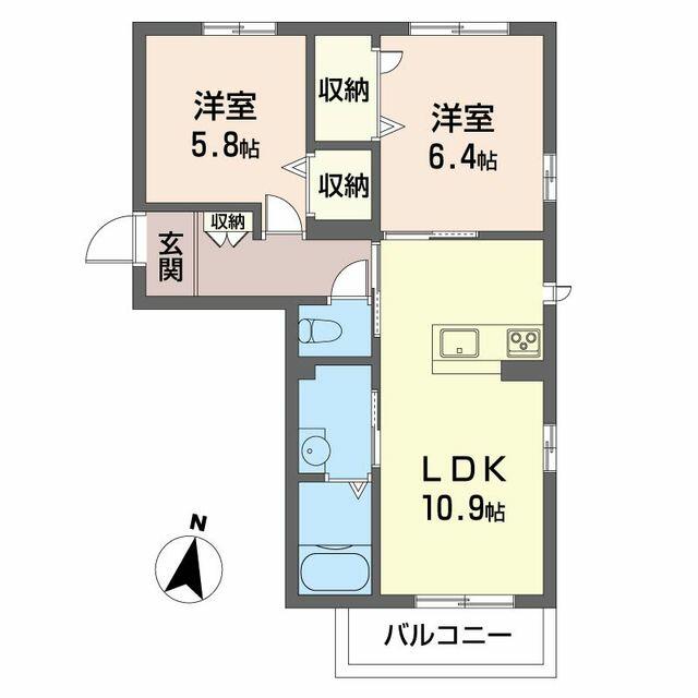 テラ・ナターレ　ＩＩＩ ００２０３ 2LDKの画像