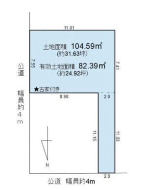 区画図★建て替え用地としても利用可