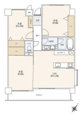 フィオレ井尻間取り図