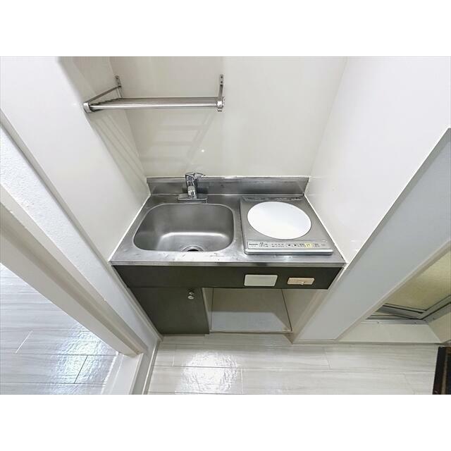 ＩＨ対応のコンパクトキッチン