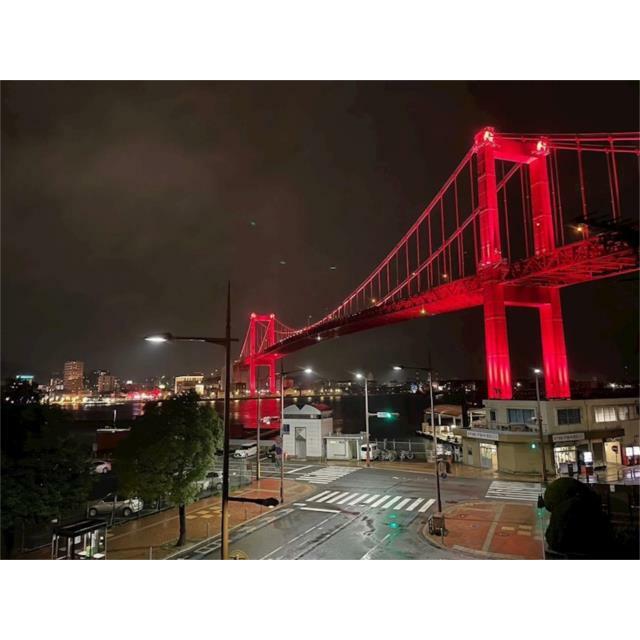 夜景もきれいですね
