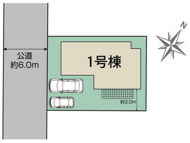 船橋市八木が谷3丁目1棟 区画図