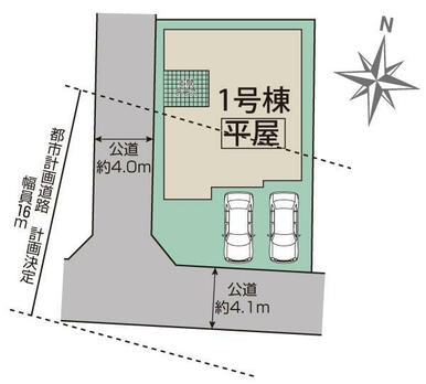 鎌ケ谷市鎌ケ谷2丁目1棟 区画図