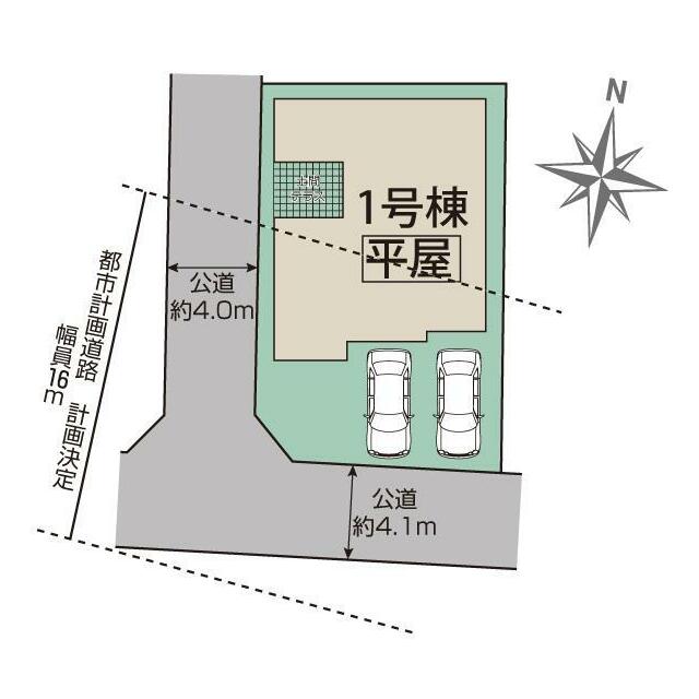 鎌ケ谷市鎌ケ谷2丁目1棟 区画図