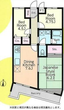 ※図面と現況が異なる場合は現況優先とします。