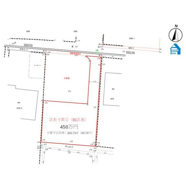 区割り案①（B1区画）