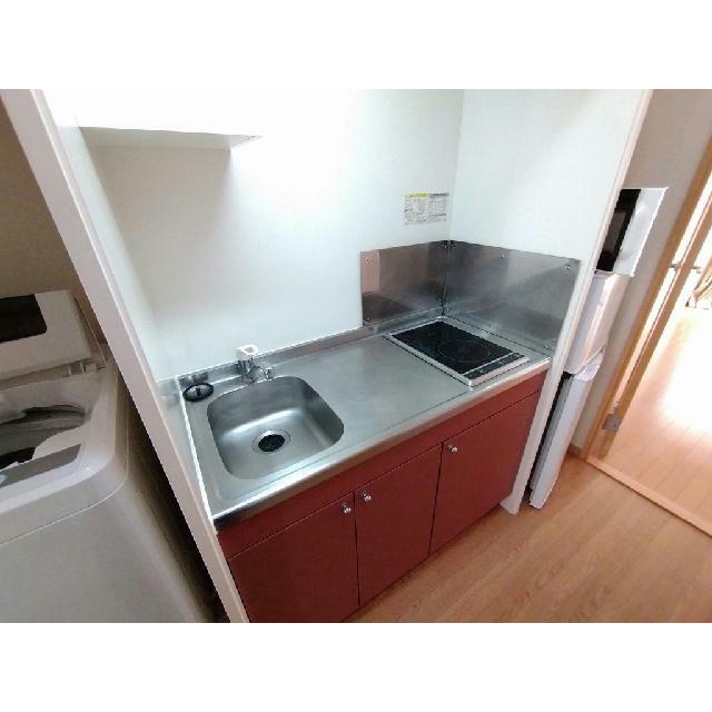 シングルレバー設置　シンク広めです♪