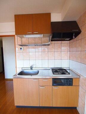 ガスコンロ付きキッチン