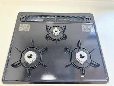 「3口ガスコンロ」新品に交換しております。