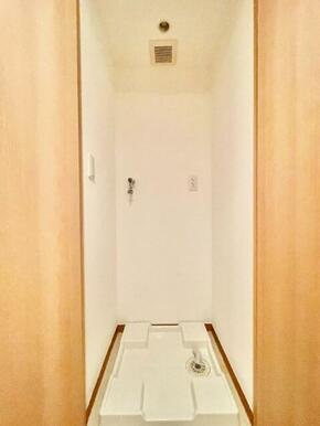 室内洗濯機置き場♪