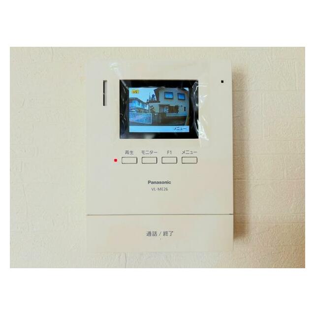 「モニター付きインターホン」セキュリティも安心です。