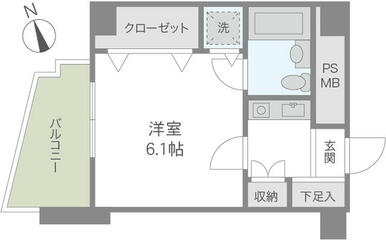 分譲賃貸マンション３階角部屋