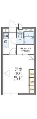 代表的な間取のため実際の間取とは異なる場合があります