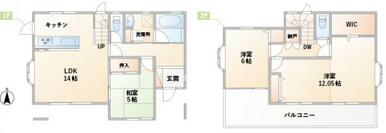 間取図です。図面と異なる場合は現況を優先させていただきます。