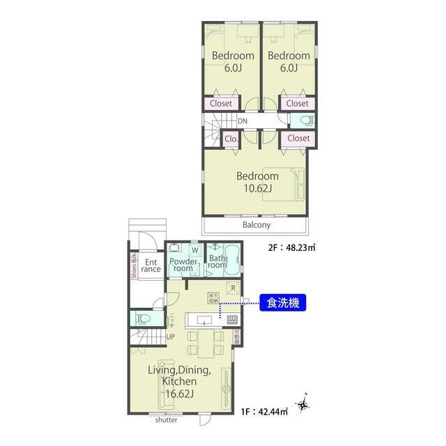 【９号棟】間取図
