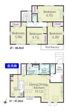 【６号棟】間取図