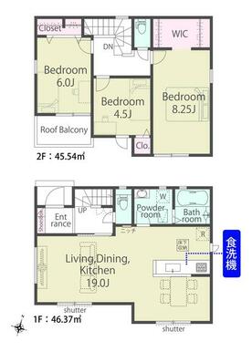 【１号棟】間取図