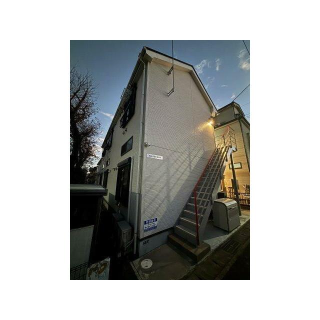 薄暮れ時の現地です