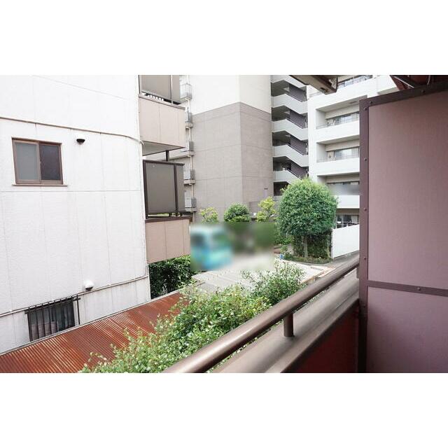 バルコニーからの景色です！