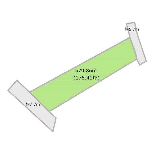 579.86平米の土地！