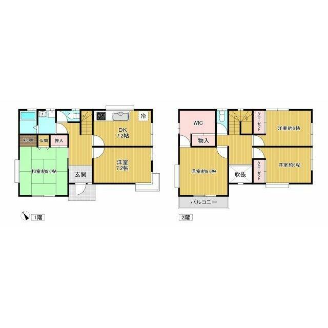 ５DKの広々間取り