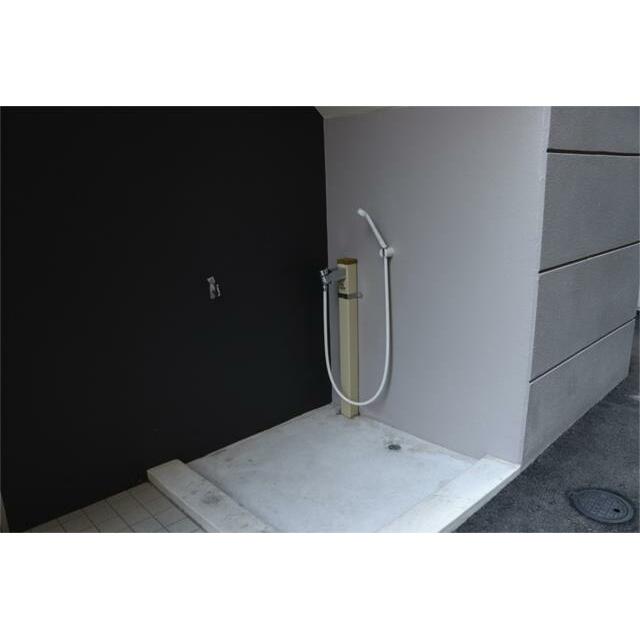 ペット用足洗い場