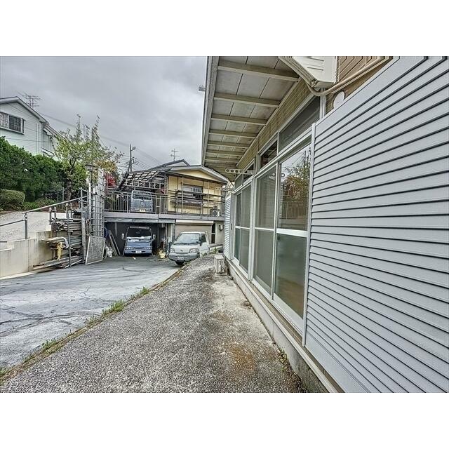 洗濯物はこちらに干せます