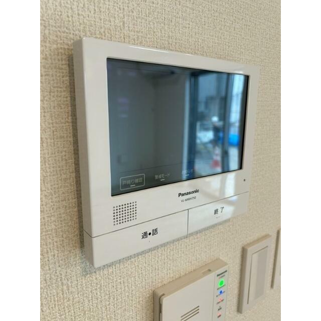 大きな画面で来訪者確認できます。ＩＳＥＧとも連動しています。