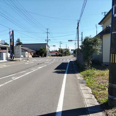 物件西側より石川町方面を望む