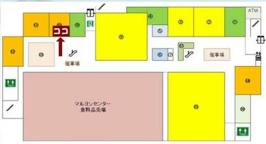 テナント場所の案内