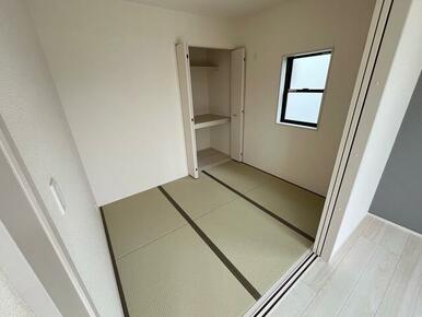 温かみを感じる畳の空間、インテリアに＋αのテイストを加えてアイデア無限大（3号棟）