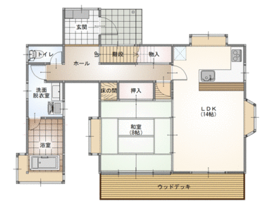 １階間取図