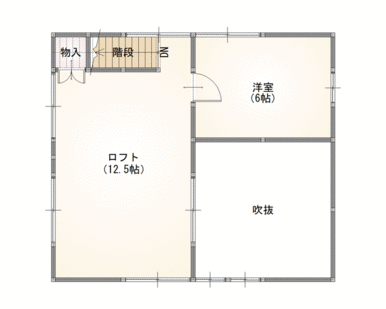 ２階間取図