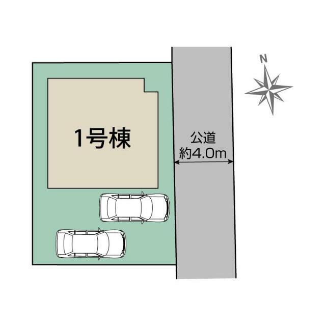 熊本市東区水源2丁目1棟 区画図
