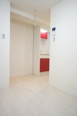 室内物干し設置済