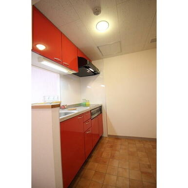 システムキッチン　２０２号室写真使用