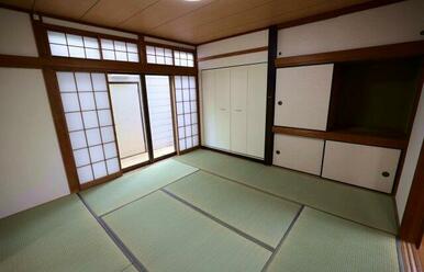 １F和室８帖（畳表替え、襖・障子張り替え、クロス張り替え）