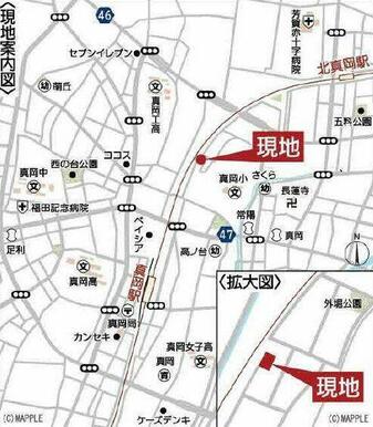 現地案内図