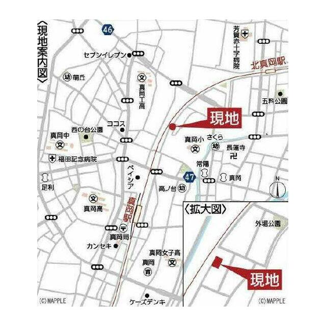 現地案内図