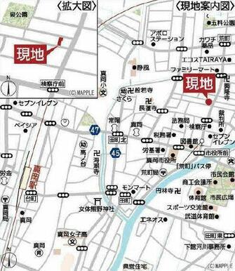現地案内図