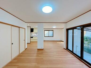 「LDK」窓が3面あり日当たり良好です。