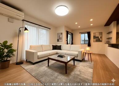 16.7畳のLDK。のびのび暮らせる快適空間＾＾