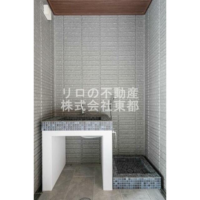 ペットの足も洗えます♪