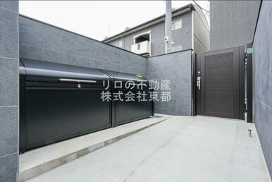 蓋つきゴミ置き場有☆衛生的です♪